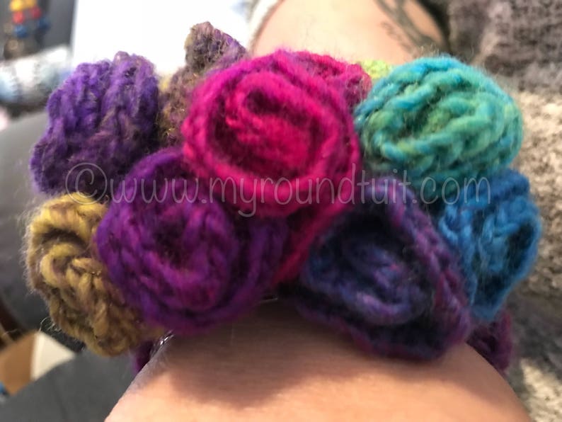 Crocheted Corsage Cuff