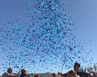 Gender Reveal Confetti Cannon | Pink or Blue | Powder Cannon alternative | Confetti Popper | Confetti Cannon Idea | Gender Reveal Ball Alt