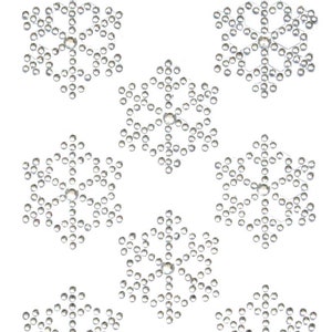 3 Sheet - Adhesive Rhinestone Stickers, Adhesive Multi-Shape Rhinestone Stickers
