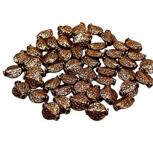 Copper Bali Beads, Solid Copper Beads, Copper Spacer Beads, Oxidized Copper Beads, Wholesale Copper Beads Strands Jewelry Making Findings