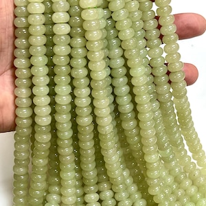 10mm Ocean Green Quartz Gemstone Smooth Rondelle shape Beads 16&quot; Strands AAA Quality Real Gemstone Beads for Jewelry Making Loose Beads