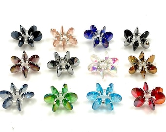 Lot de 42 perles de cristal, Perles à facettes en cristal en forme de disque Heishi de 8 mm, Perles de verre à facettes en cristal, Recherche de perles pour la fabrication de bijoux