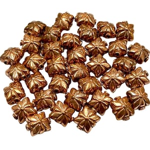 Copper Bali Beads, Solid Copper Beads, Copper Spacer Beads, Oxidized Copper Beads, Wholesale Copper Beads Strands Jewelry Making Findings