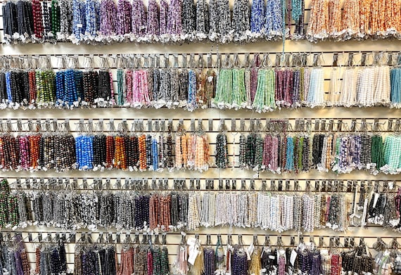 Mixed Gemstone Beads Lot 100 Gemstone Strands, Gemstone Beads Lot,  Beads Strands Box, Wholesale Beads, Healing Gemstone Beads For Jewelry