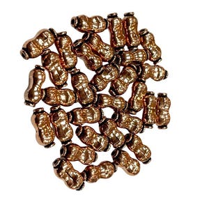 Copper Bali Beads, Solid Copper Beads, Copper Spacer Beads, Oxidized Copper Beads, Wholesale Copper Beads Strands Jewelry Making Findings