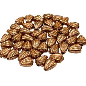 Copper Bali Beads, Solid Copper Beads, Copper Spacer Beads, Oxidized Copper Beads, Wholesale Copper Beads Strands Jewelry Making Findings