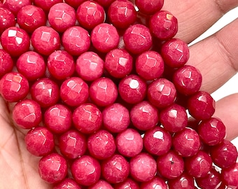 Collana Corta in Giada Rossa sfaccettata - Collane Giada - Gioielli Collana Corta in Giada Rossa sfaccettata - Collane Giada - Gioielli