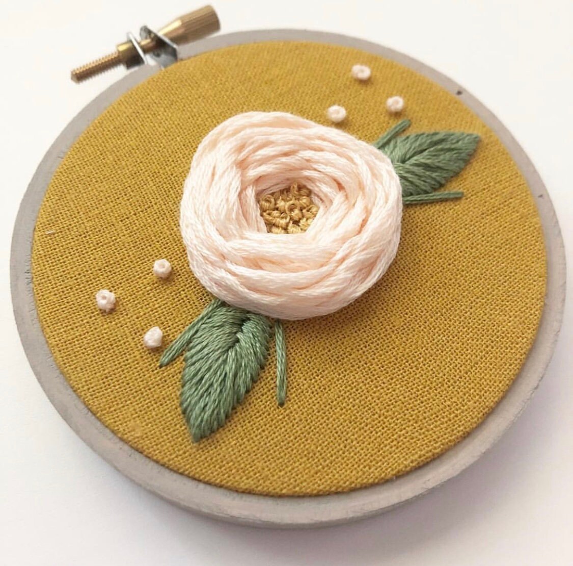 Embroidery Hoop Art Floral Embroidery Hand Embroidery Etsy