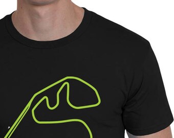 Formula One Track T-shirt | Autódromo José Carlos Pace | São Paulo, Brazil | Black