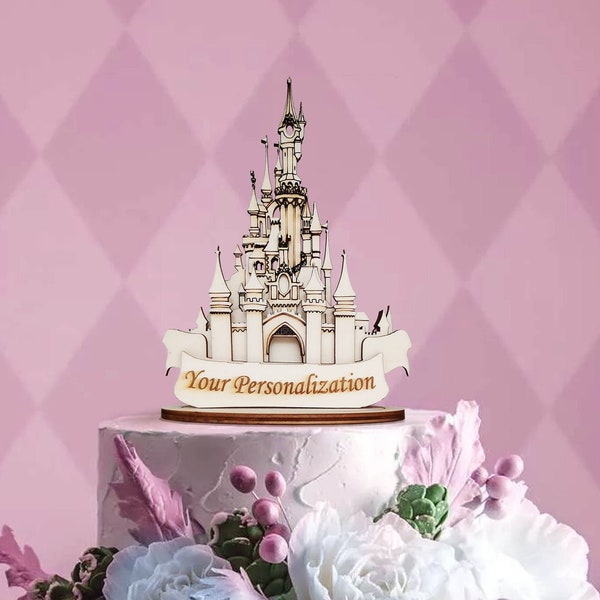 Fairy Tale Wedding Castle Topper - 6