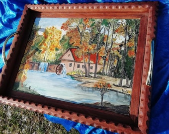 Mill and Waterfall Landscape Tray