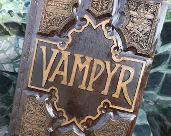 Vampire Book (precut sketchpad /Photo Album)