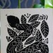 Snake Linocut Print Etsy