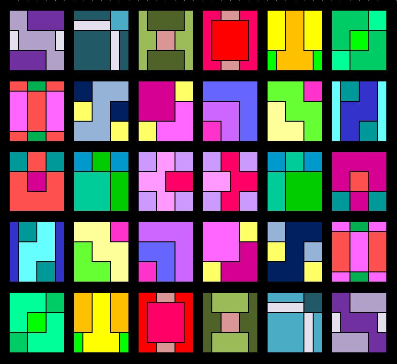 15 PDF Lap Quilt Block Patterns ... Quick and Easy ... Layer Cake friendly ...'THE QUARRY' ... Instant download