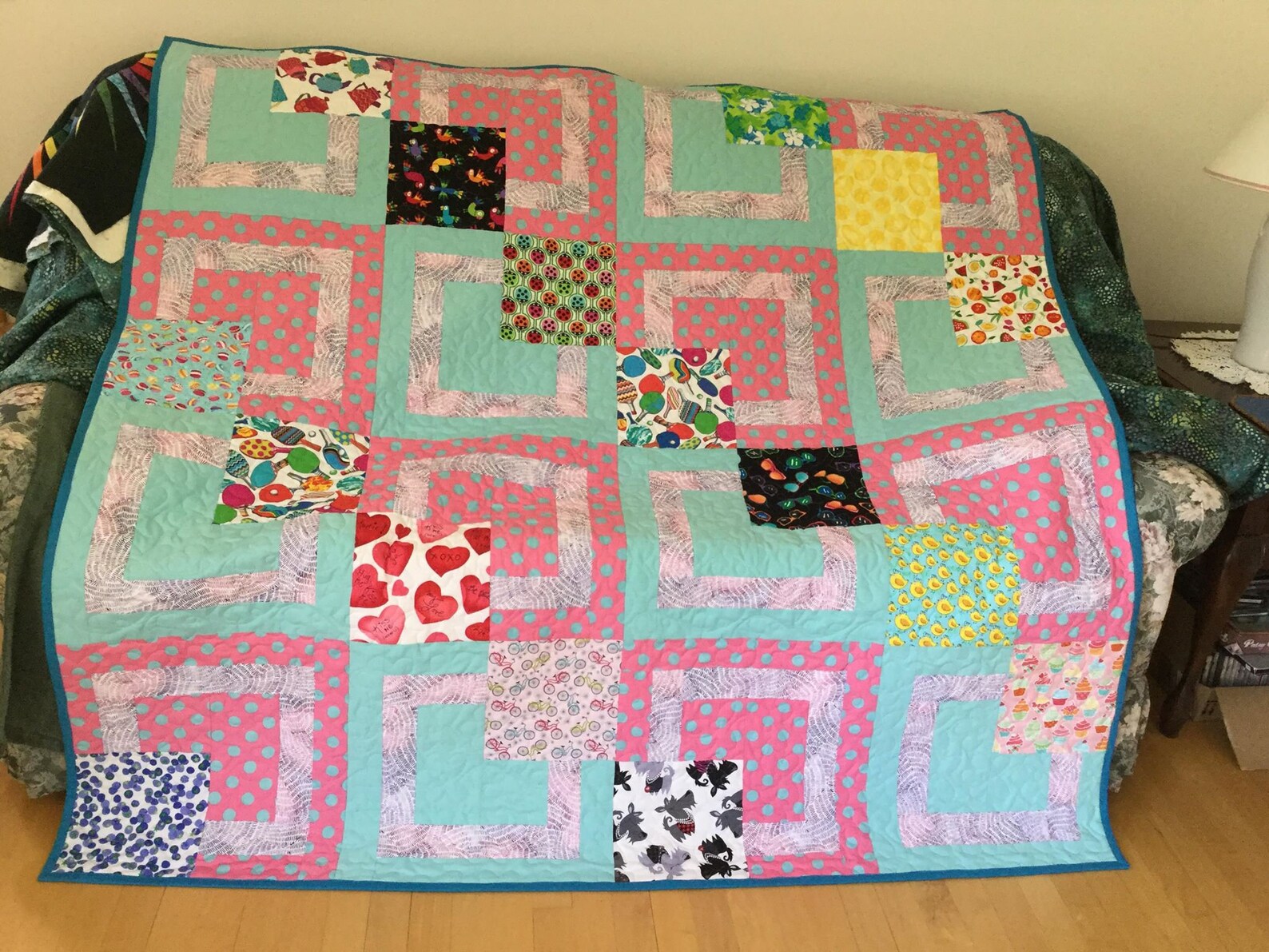 PDF Lap Quilt Pattern ... Quick and Easy ... Layer Cake & Jelly Roll ...