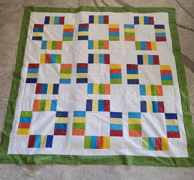 PDF Lap Quilt Pattern ... Quick and Easy ... Jelly Roll & Layer Cake ...