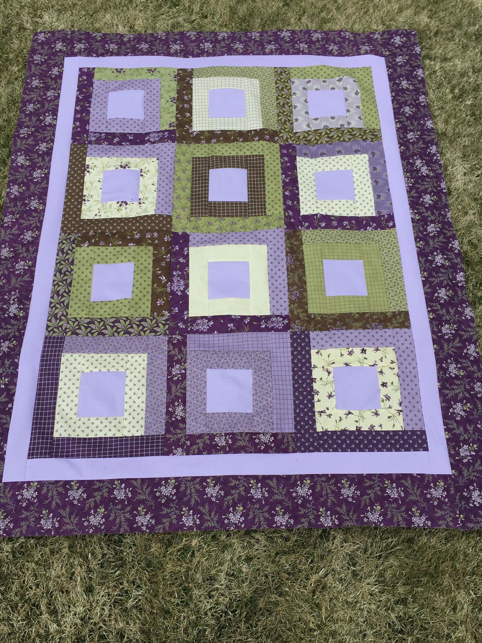 PDF Baby Quilt Pattern ... Quick and Easy ... Jelly Roll & Charm Pack ...
