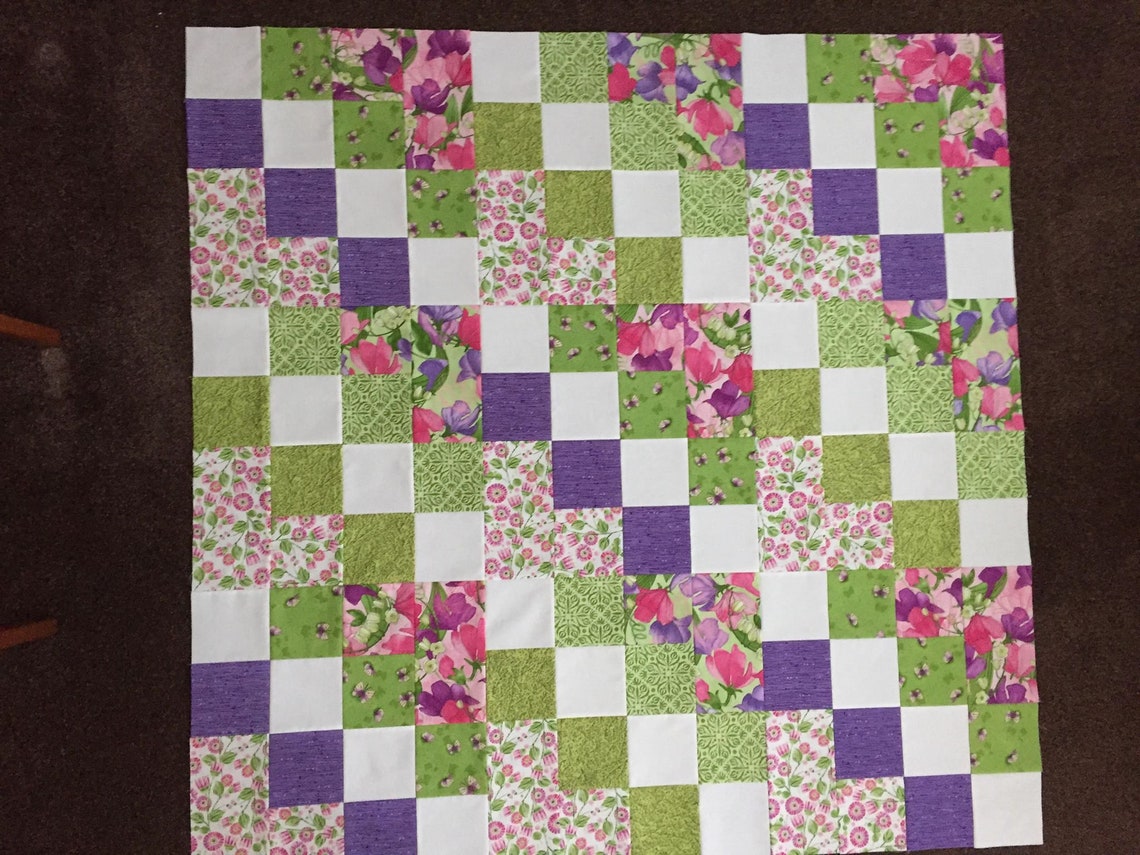 PDF Lap Quilt Pattern ... Quick and Easy ... Layer Cake & Charm Pack ...