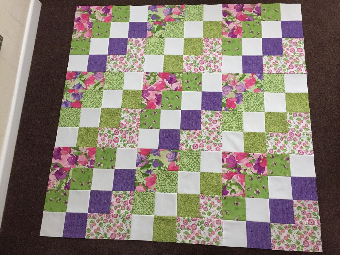 PDF Lap Quilt Pattern ... Quick and Easy ... Layer Cake & Charm Pack ...