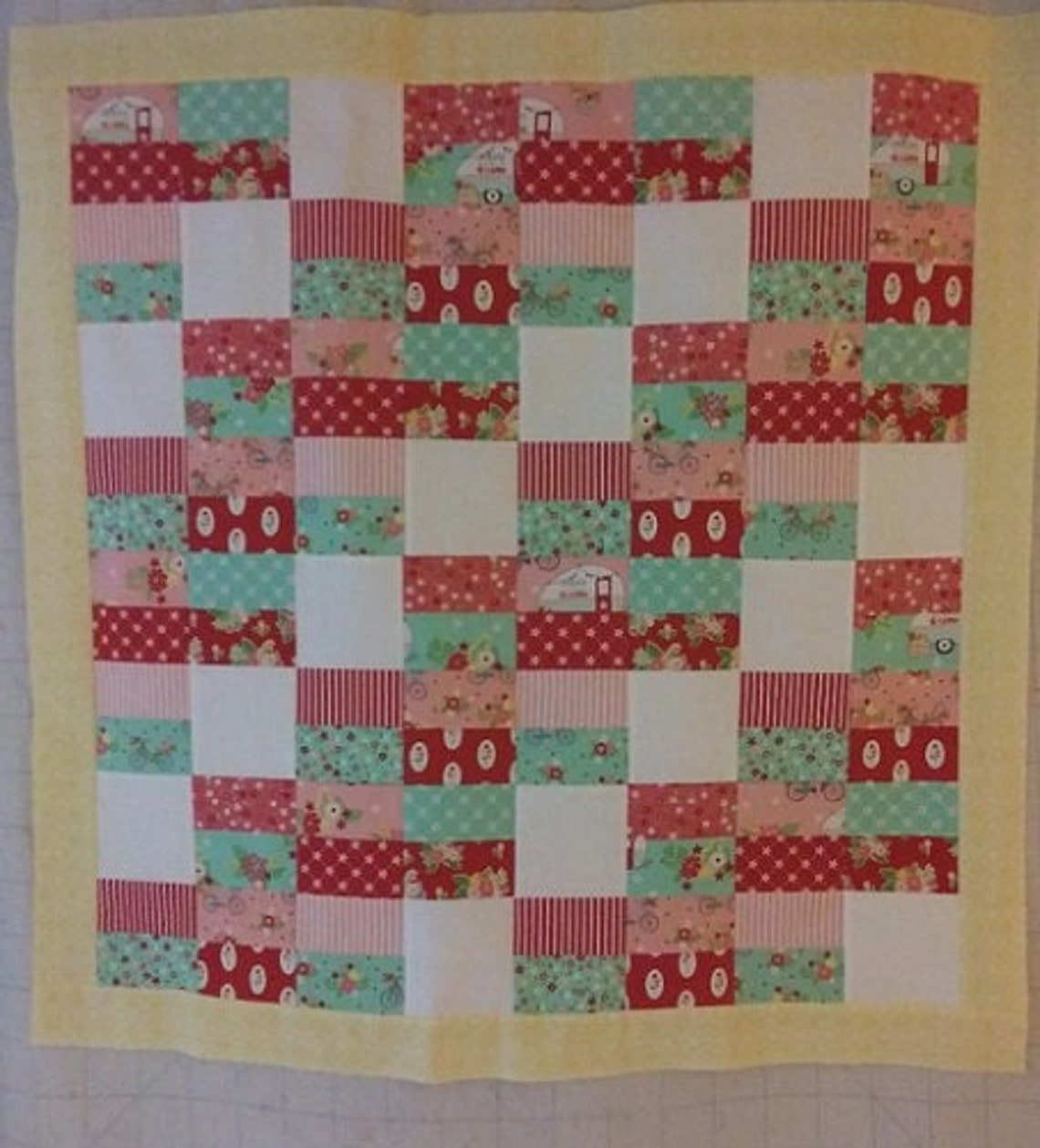 PDF Baby / Cot Quilt Pattern ... Quick and Easy ... Jelly Roll & Charm ...
