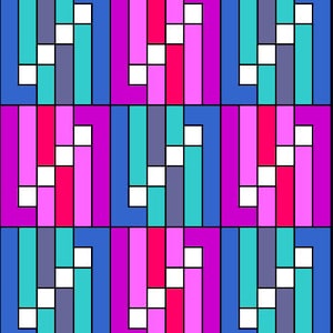 PDF Baby Quilt Pattern ... Quick and Easy ... Jelly Roll & Charm Pack friendly...&#39;NO.2 Earlswood&#39; ... Instant download