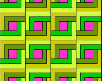 PDF Baby Quilt Pattern ... Quick and Easy ... Jelly Roll & Charm Pack friendly...'HOLYWELL' ... Instant download
