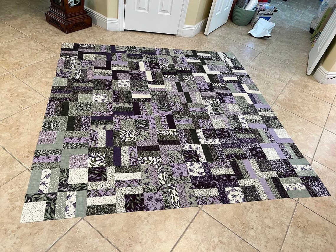 PDF Lap Quilt Pattern ... Quick and Easy ... Layer Cake & Jelly Roll ...