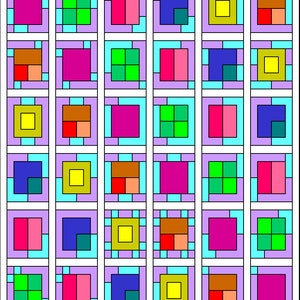 18 PDF Double Quilt Block Patterns ... Quick and Easy ... Layer Cake & Jelly Roll friendly ...&#39;MARDOL&#39; ... Instant download