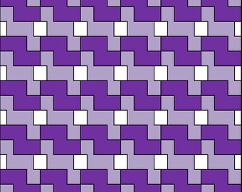 PDF Double Quilt Pattern ... Quick and Easy ... Layer Cake friendly...'MAYFIELD DRIVE' ... Instant download