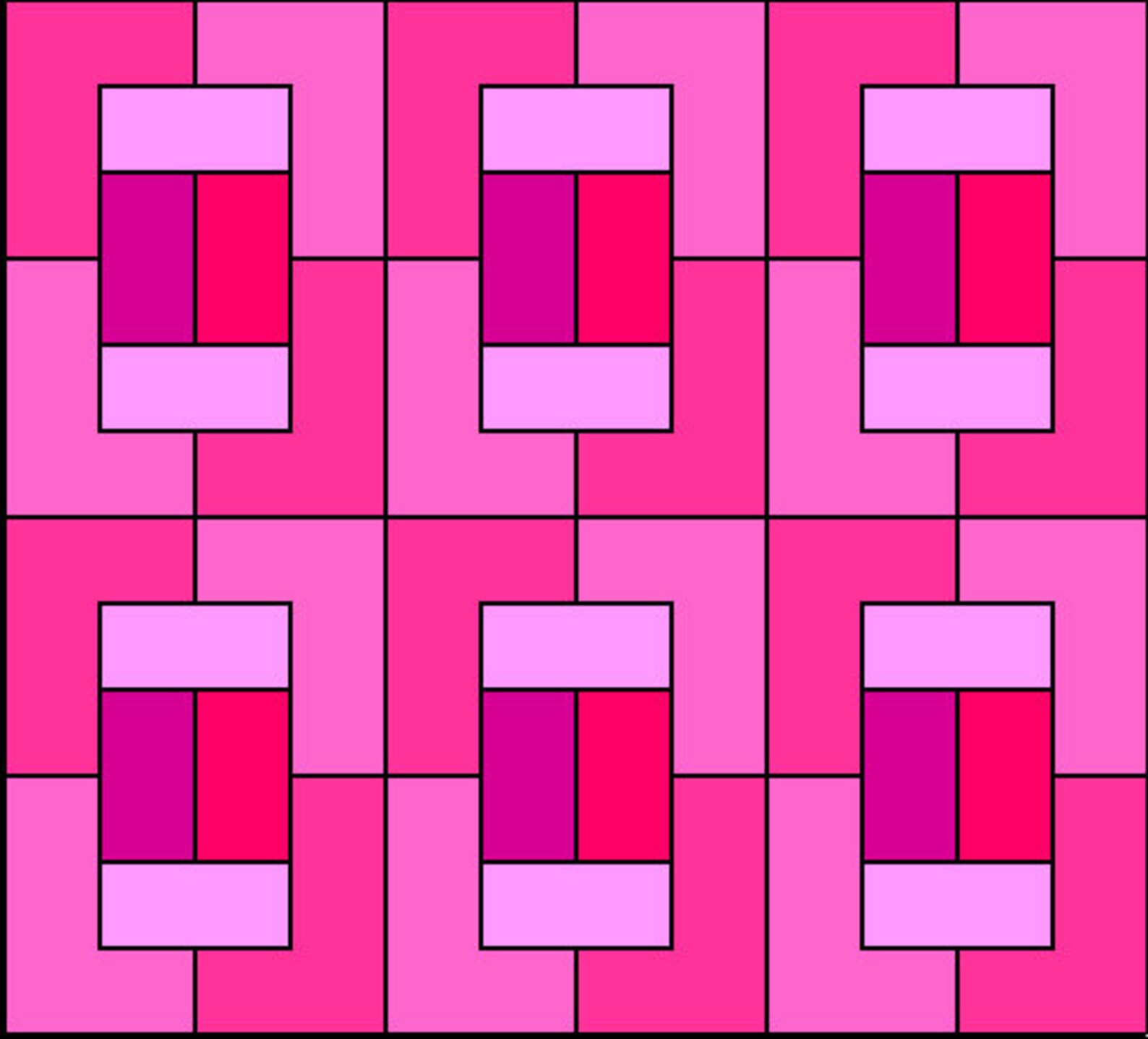 PDF Lap Quilt Pattern ... Quick and Easy ... Layer Cake ...'NO.12 ...