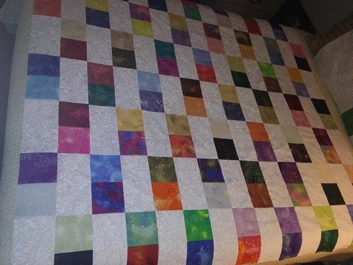 PDF Lap Quilt Pattern ... Quick and Easy ... Layer Cake & Charm Pack ...