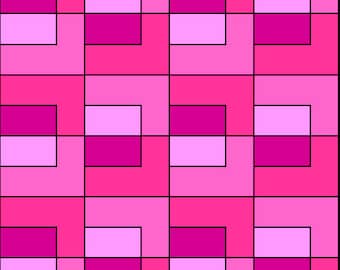 PDF Lap Quilt Pattern ... Quick and Easy ... Layer Cake ...&#39;NO.5 Butler Road&#39; ... Instant download