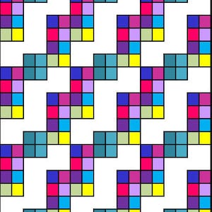 Pdf Baby Quilt Pattern ... Quick and Easy ... Mini Charm Pack & Layer Cake friendly...&#39;ST JOHN&#39;S HILL&#39; ... Instant download