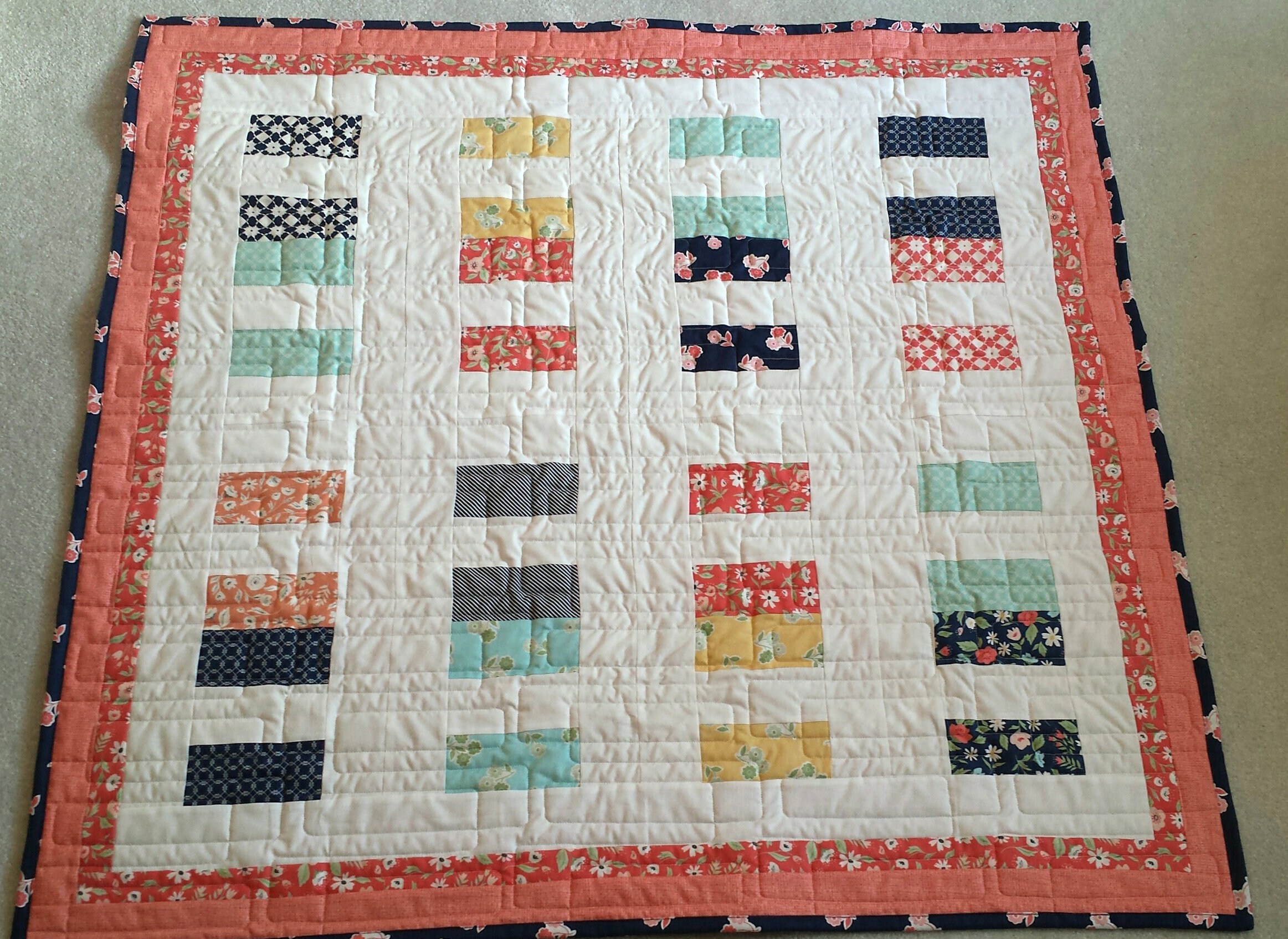 PDF Baby Quilt Pattern ... Quick and Easy ... Charm Pack & Jelly Roll ...