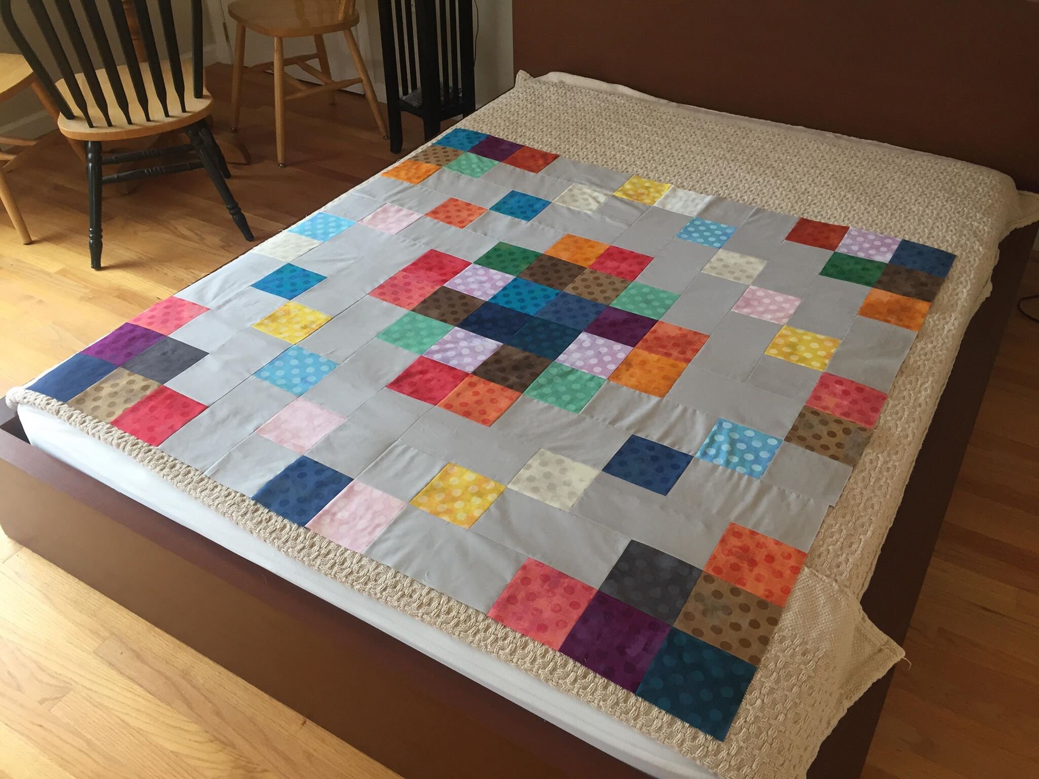 PDF Lap Quilt Pattern ... Quick and Easy ... Layer Cake & Charm Pack ...