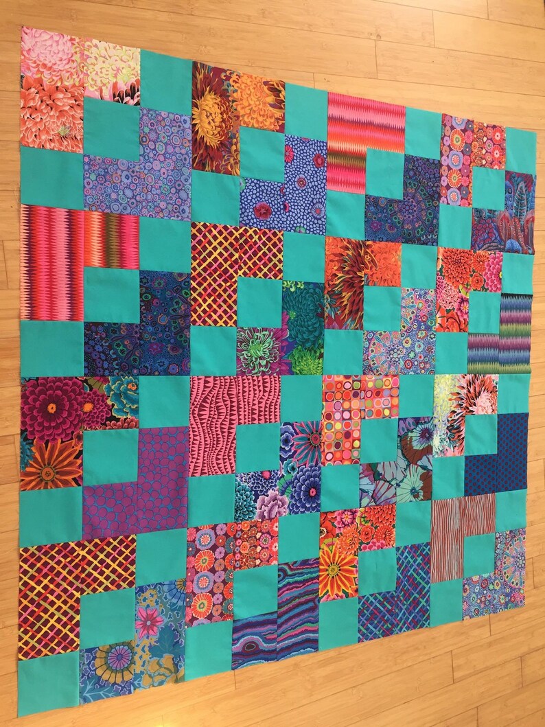 Instant download PDF Lap Quilt Pattern .. Quick and Easy .. Layer Cake /& Charm Pack friendly.../'No.4 HIGH STREET/' ..
