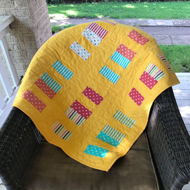 PDF Baby Quilt Pattern ... Quick and Easy ... Charm Pack & Jelly Roll ...