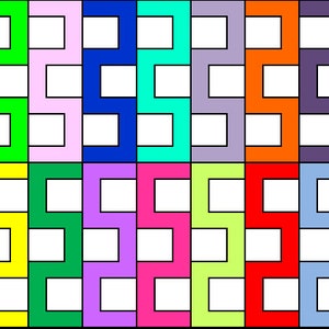 PDF Baby Quilt Pattern ... Quick and Easy ... Jelly Roll & Charm Pack friendly...&#39;BELVIDERE&#39; ... Instant download