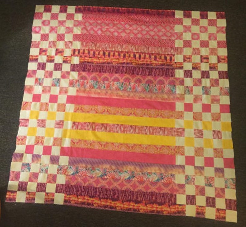 PDF Baby Quilt Pattern ... Quick and Easy ... Jelly Roll & Mini Charm ...