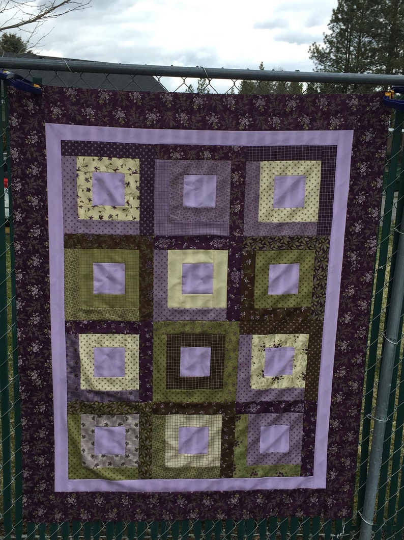 PDF Baby Quilt Pattern ... Quick and Easy ... Jelly Roll & Charm Pack ...