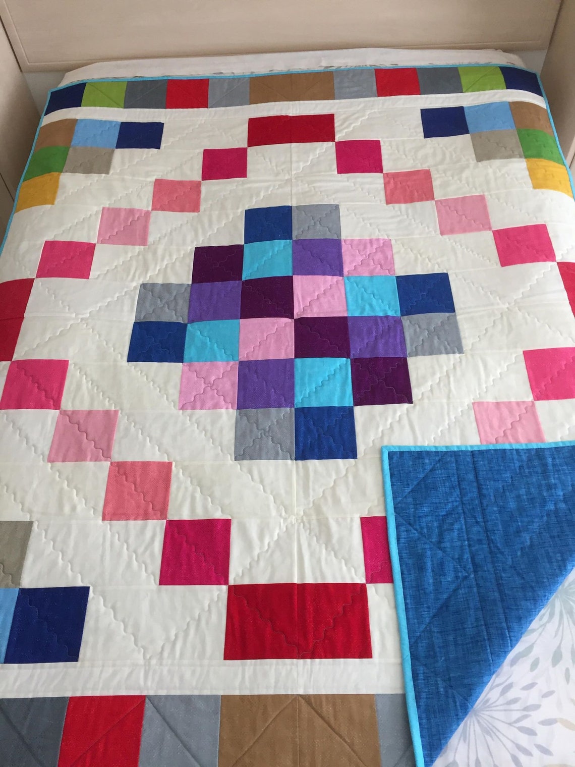 PDF Lap Quilt Pattern ... Quick and Easy ... Layer Cake & Charm Pack ...