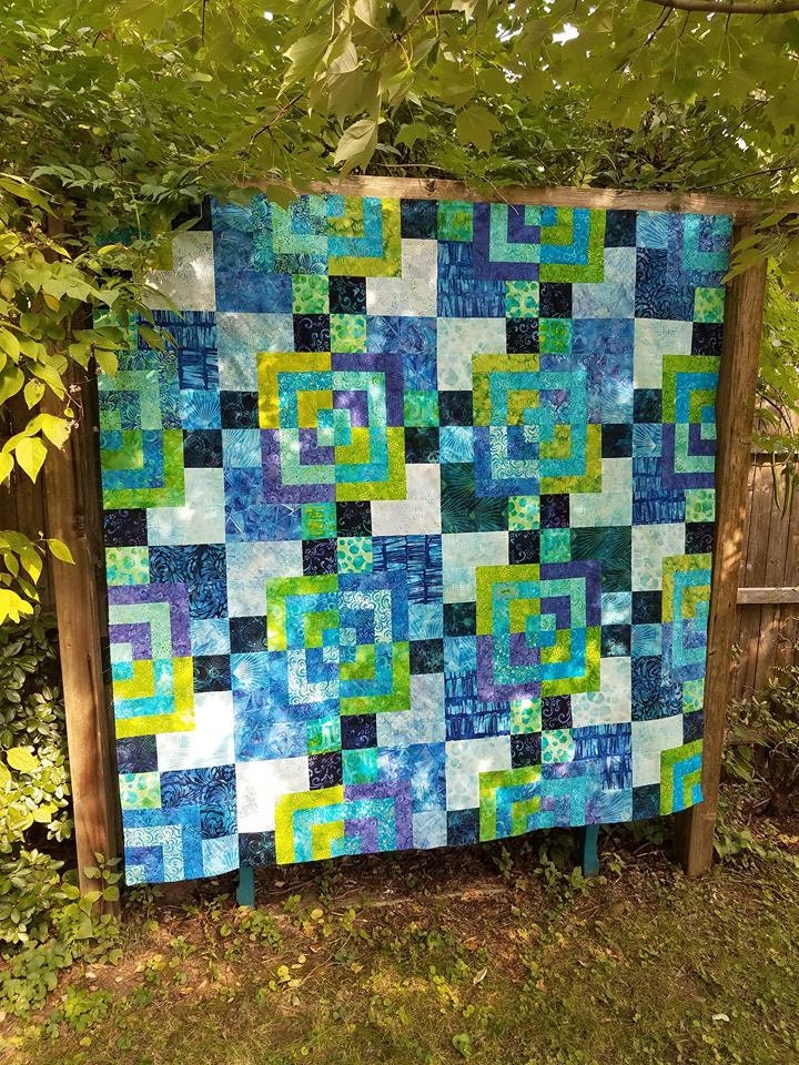 PDF Lap Quilt Pattern ... Quick and Easy ... Layer Cake & Jelly Roll ...