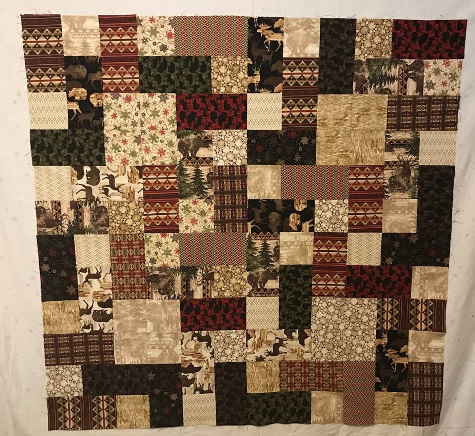 PDF Lap Quilt Pattern ... Quick and Easy ... Layer Cake & Charm Pack ...