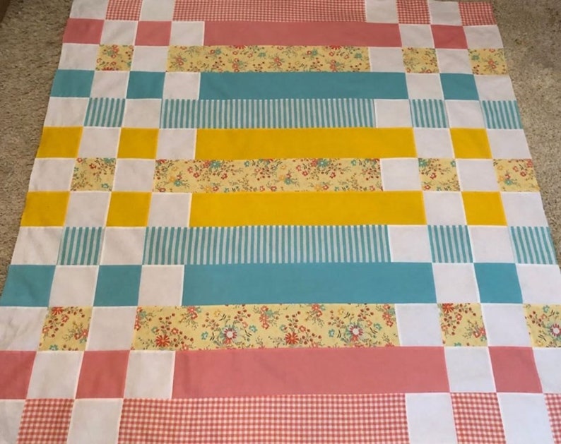 PDF Lap Quilt Pattern Quick and Easy Dessert Roll & Charm Pack