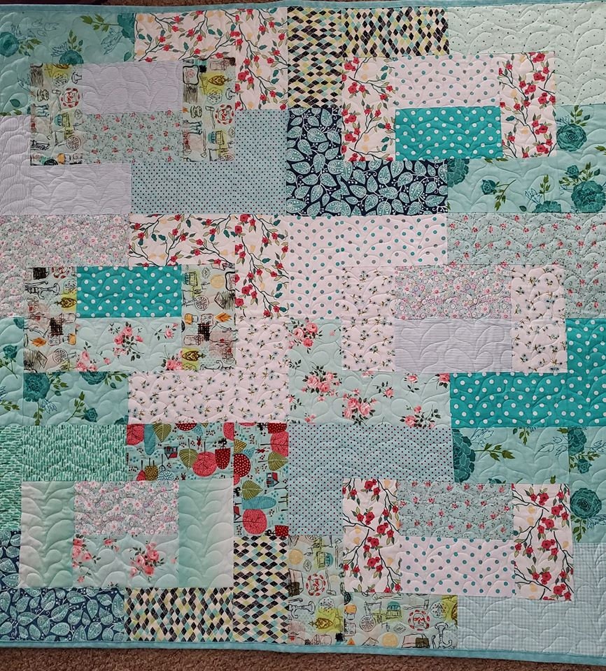 PDF Lap Quilt Pattern ... Quick and Easy ... Layer Cake ...'NO.12 ...