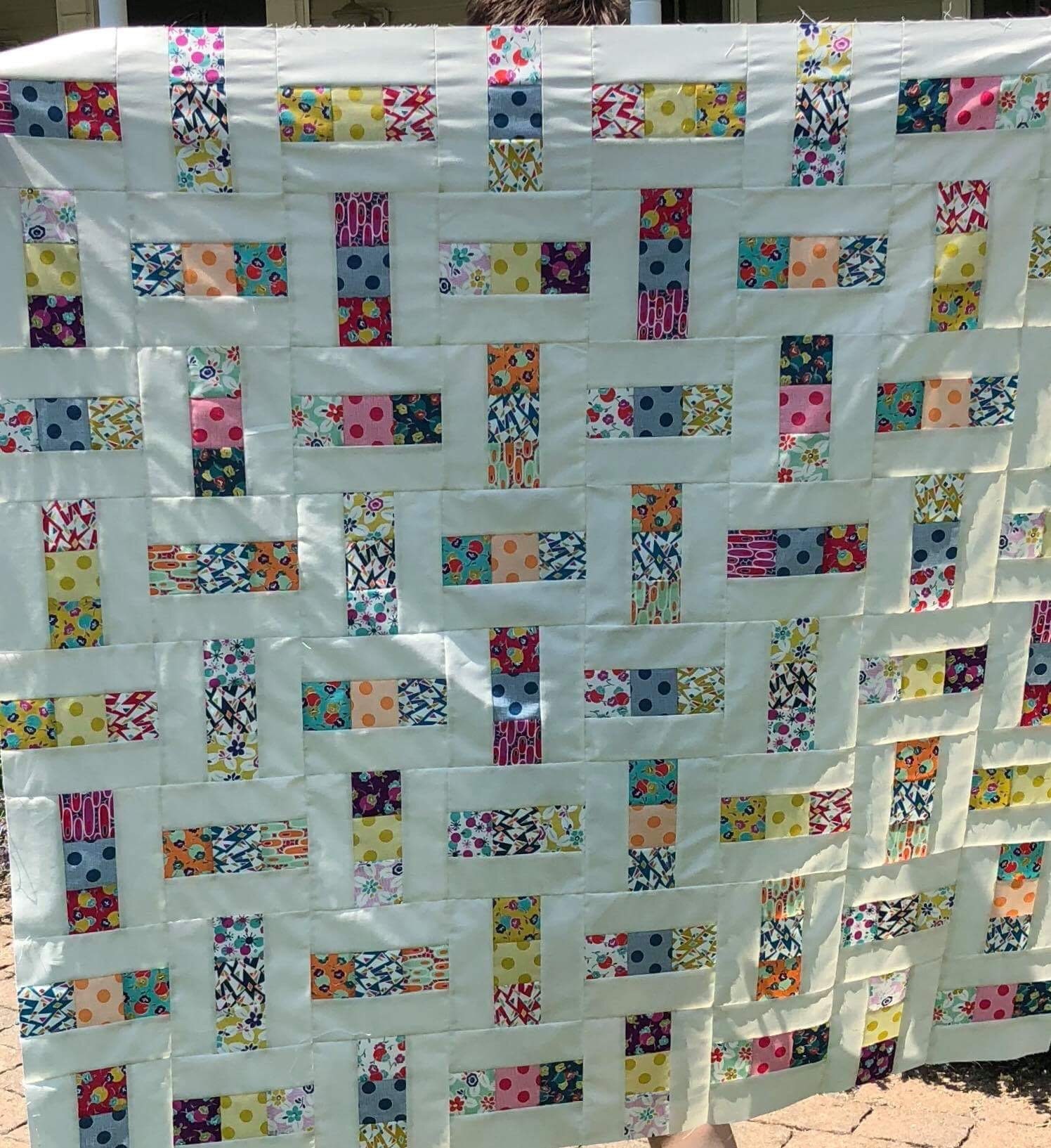 PDF Baby Quilt Pattern ... Quick and Easy ... Jelly Roll & Mini Charm ...