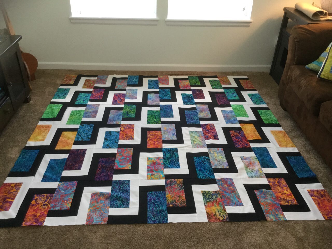 Pdf Lap Quilt Pattern ... Quick and Easy ... Layer Cake & Jelly Roll ...