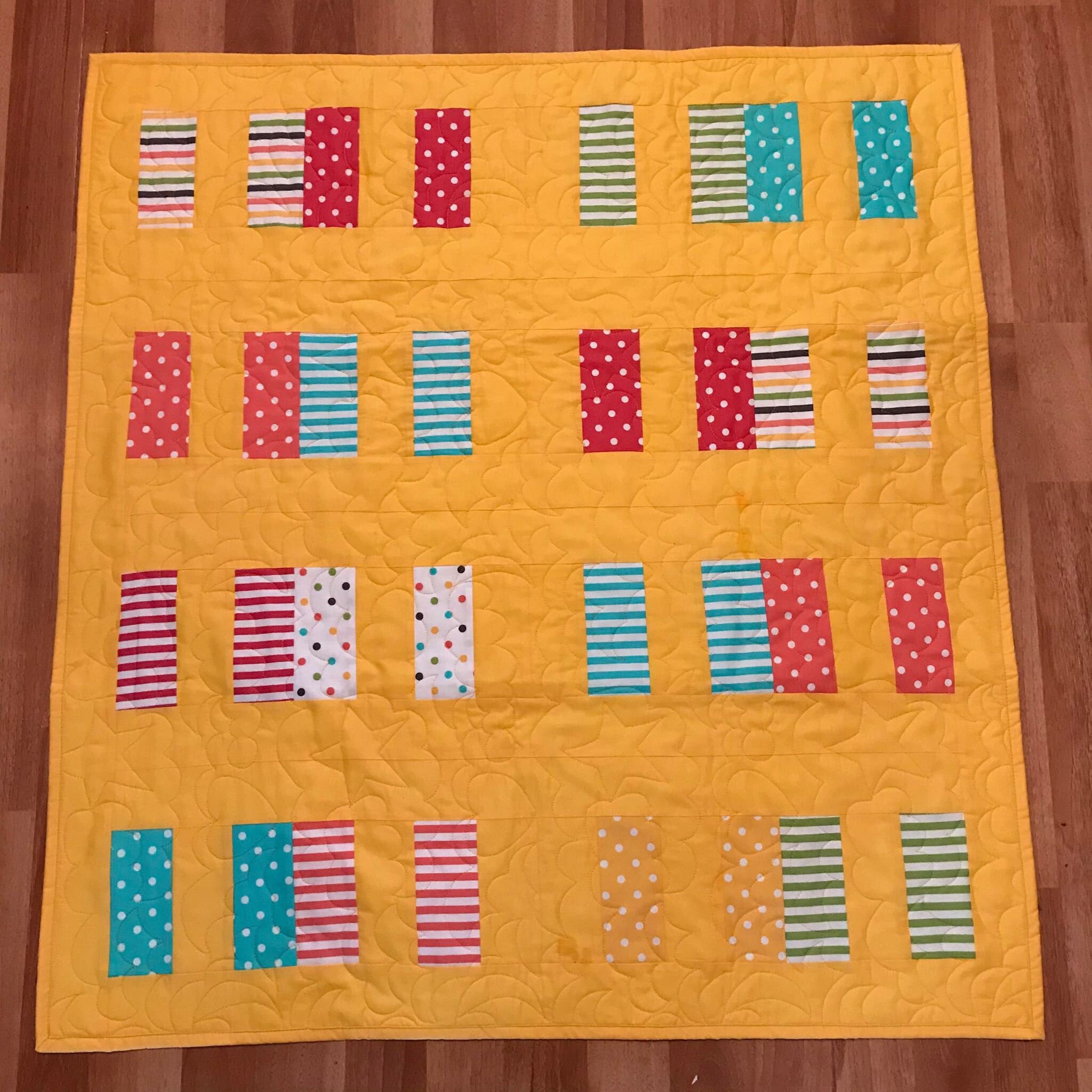 PDF Baby Quilt Pattern ... Quick and Easy ... Charm Pack & Jelly Roll ...