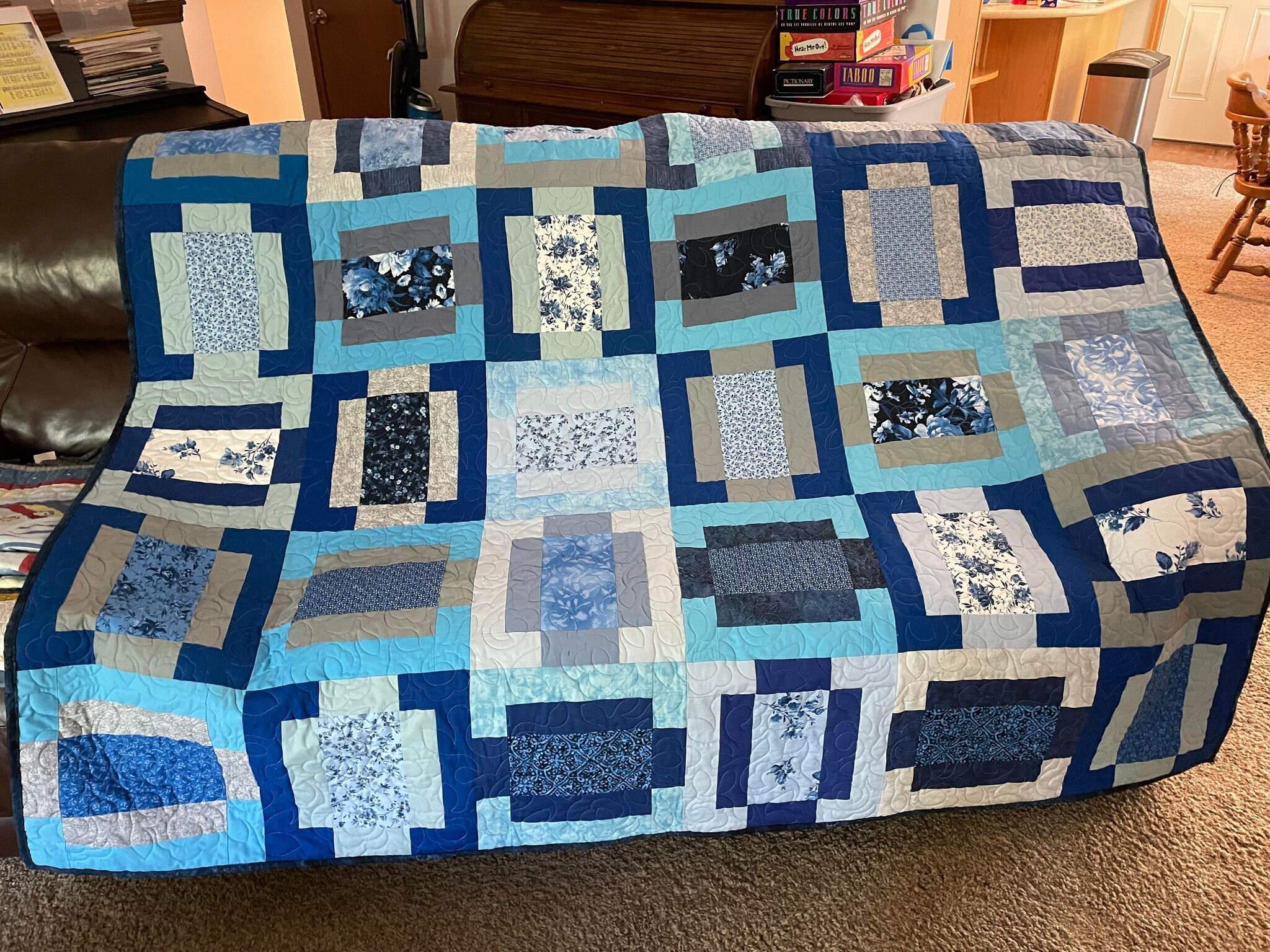 PDF Lap Quilt Pattern ... Quick and Easy ... Layer Cake & Jelly Roll ...