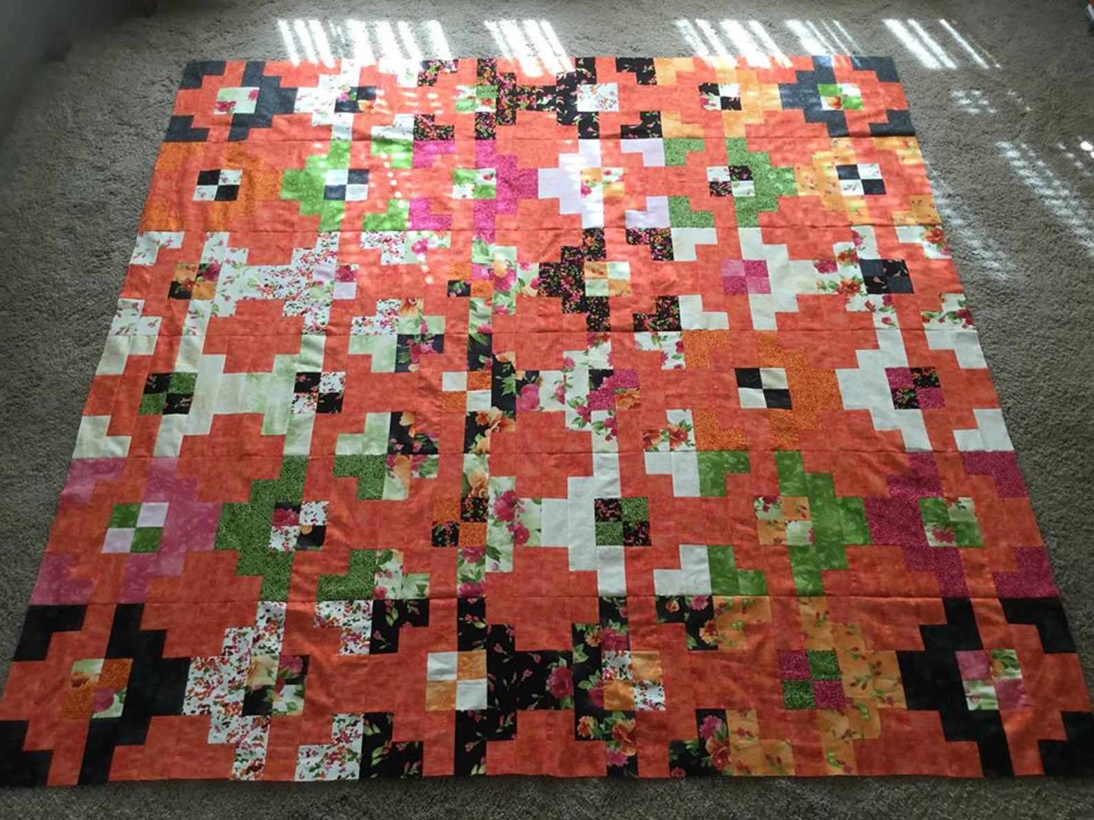 PDF Lap Quilt PATTERN ... Quick and Easy ... Layer Cake & Charm Pack ...
